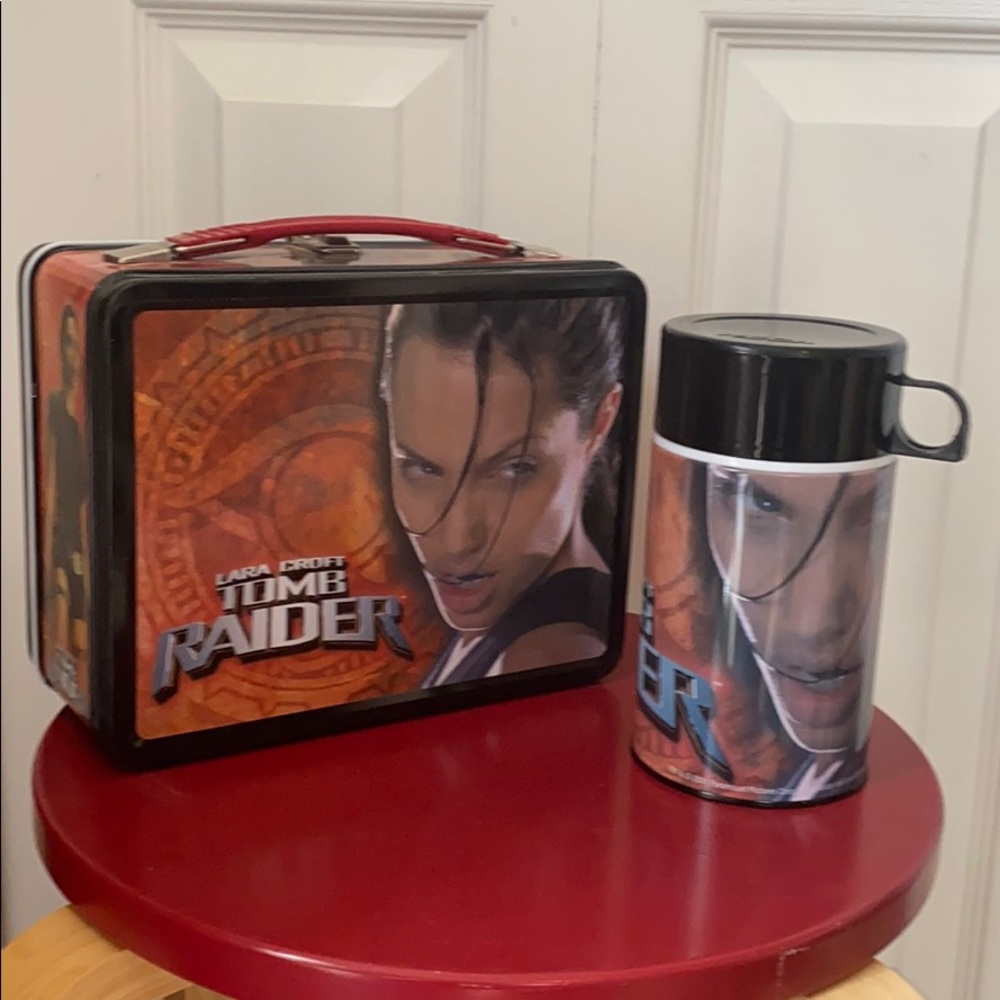 Limited Edition metal Tomb Raider movie lunchbox